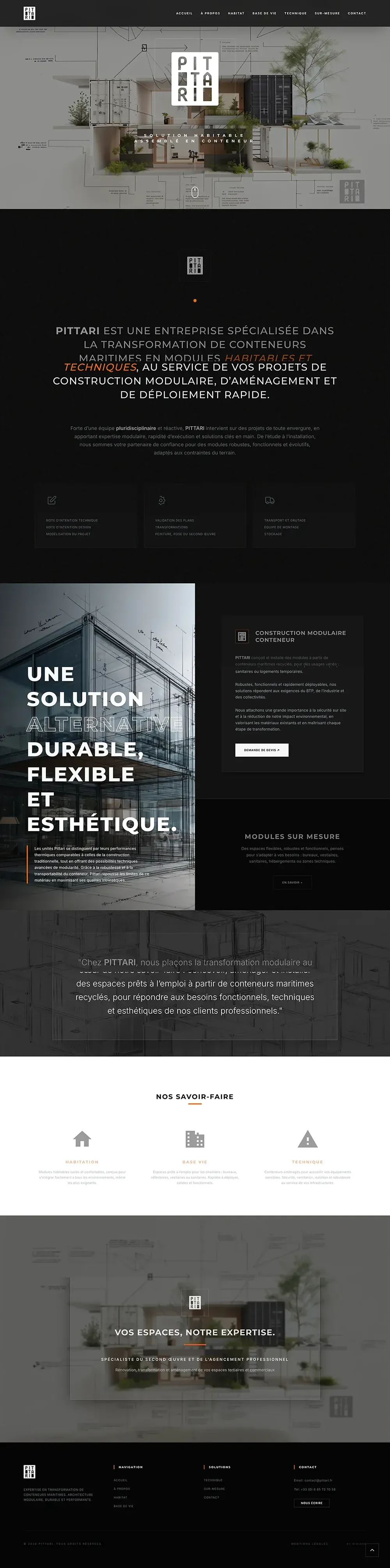 PITTARI – Architecture Modulaire